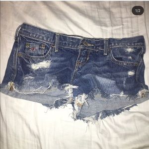 Distressed shorts